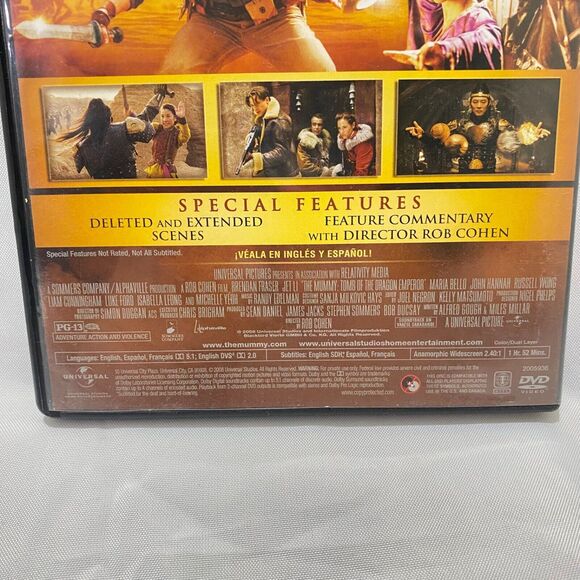 The Mummy Tomb of the Dragon Emperor DVD with Case - Picture 6 of 9